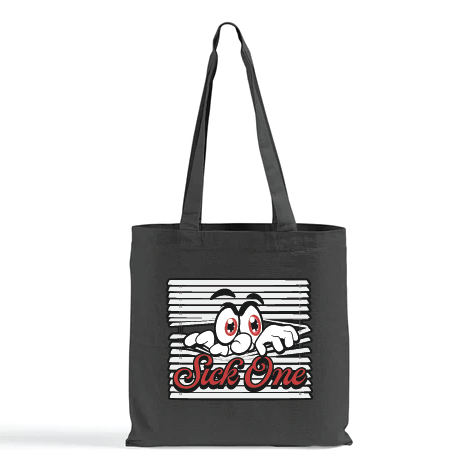 Sick Ones Tote Bag - Black